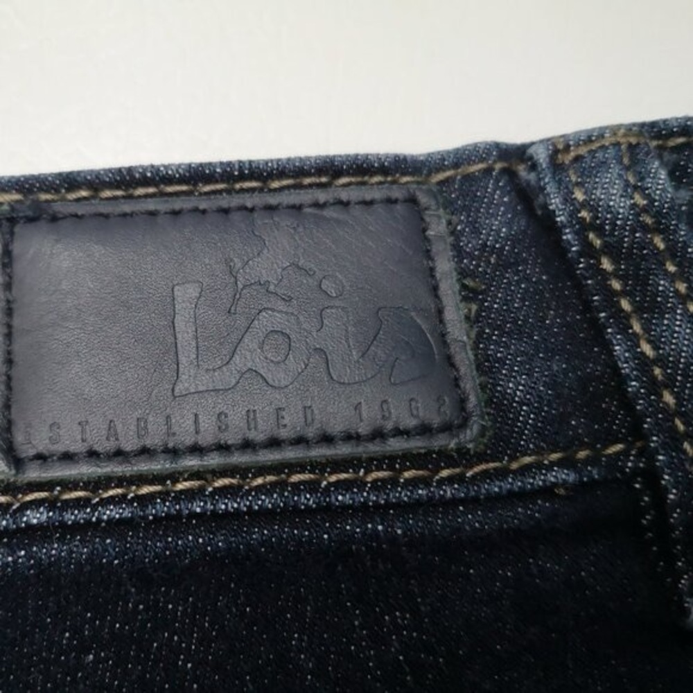 Lois Comfort Waist Ladies Size 32 Dark Wash Straight quotNew Gigiquot Blue Jeans - Picture 8 of 10